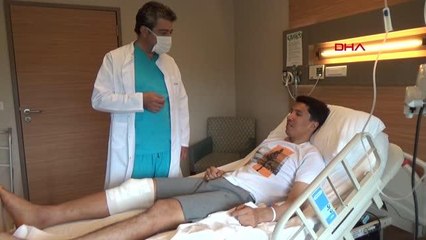 SPOR Türkmenistanlı milli futbolcu Kayseri'de ameliyat oldu