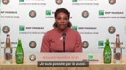 Roland-Garros - Williams : "J'aimerais pouvoir serrer Osaka dans mes bras"