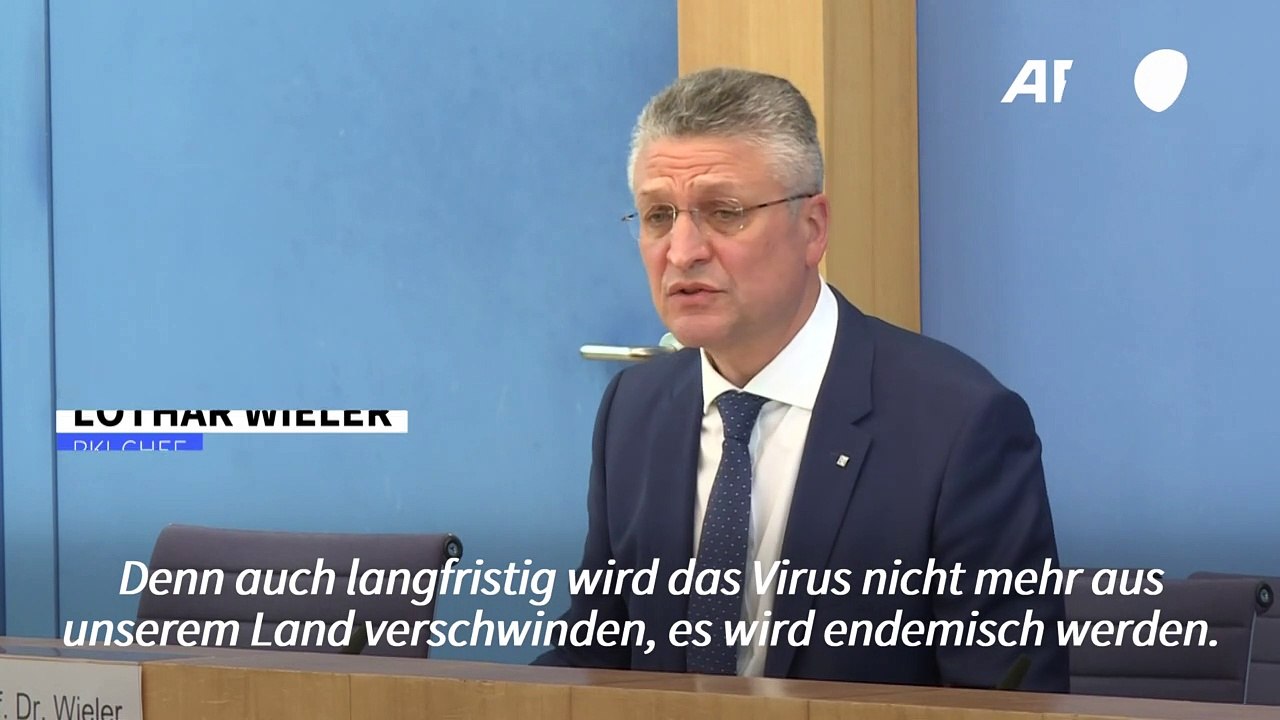 Wieler: Corona wird bleiben