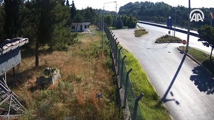 Cuntacı amirallerin kaçış anları güvenlik kamerasında!