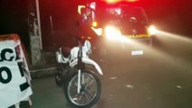 Motociclista sofre queda na Av. Brasil próximo ao Trevo Cataratas