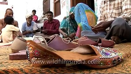 Shoe repair-man in Rajasthan