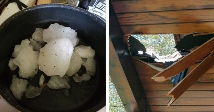 En Haute-Savoie, un énorme bloc de glace est tombé du ciel et a traversé le toit d'un chalet
