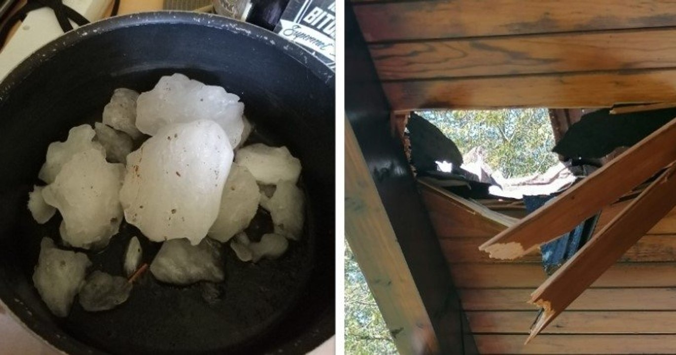 En Haute-Savoie, un énorme bloc de glace est tombé du ciel et a traversé le toit d'un chalet