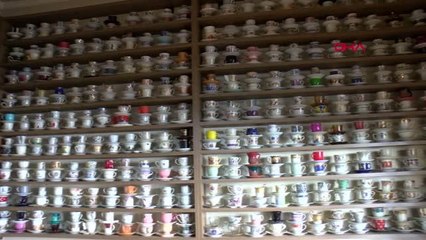 3 BİN KAHVE FİNCANI İLE KOLEKSİYON OLUŞTURDU