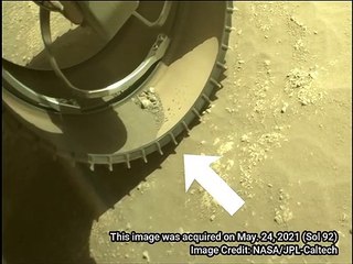 Perseverance Rover Get Stuck with Small Rocks and Sand on Red Planet Mars