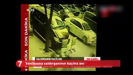 Yenibosna saldırganının kaçma anı