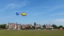 Emergency services at scene of crash in Lytham (Tuesday, June 1, 2021)