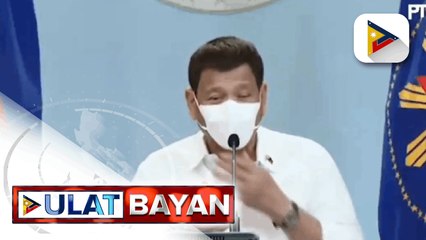 Pres. Duterte, iginiit na 'di lahat ng impormasyon sa drug war ay dapat isapubliko dahil sa isyu ng national security; DOJ, hiniling na makita ang record ng PNP sa mga ikinasang anti-drug ops