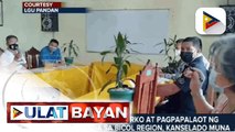 Biyahe ng mga barko at pagpapalaot ng mangingisda sa Bicol region, kanselado muna; Orange rainfall warning, nakataas sa Southern Leyte
