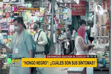 Hongo negro: conozca algunos de sus síntomas y su relación con la COVID-19