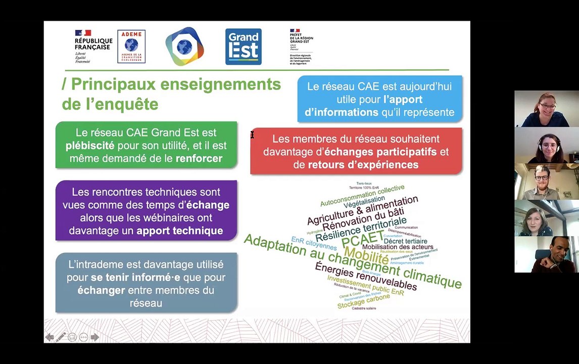 Rencontre réseau Climat, air, énergie Lorraine 18/05/21