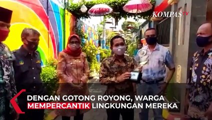 Inspiratif! Kawasan Kumuh di Lumajang Ini Disulap Menjadi Kampung Asri