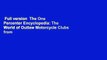 Full version  The One Percenter Encyclopedia: The World of Outlaw Motorcycle Clubs from Abyss