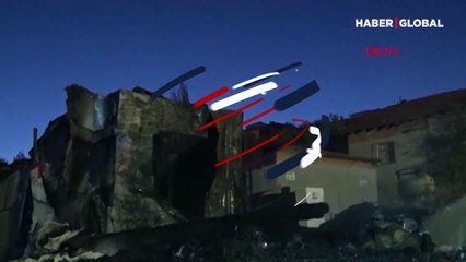 Yanan kulübedeki tüp bomba gibi patladı: 1 kişi yaralandı, 24 güvercin telef oldu