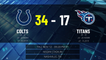 Colts @ Titans Game Recap for THU, NOV 12 - 09:20 PM ET EST