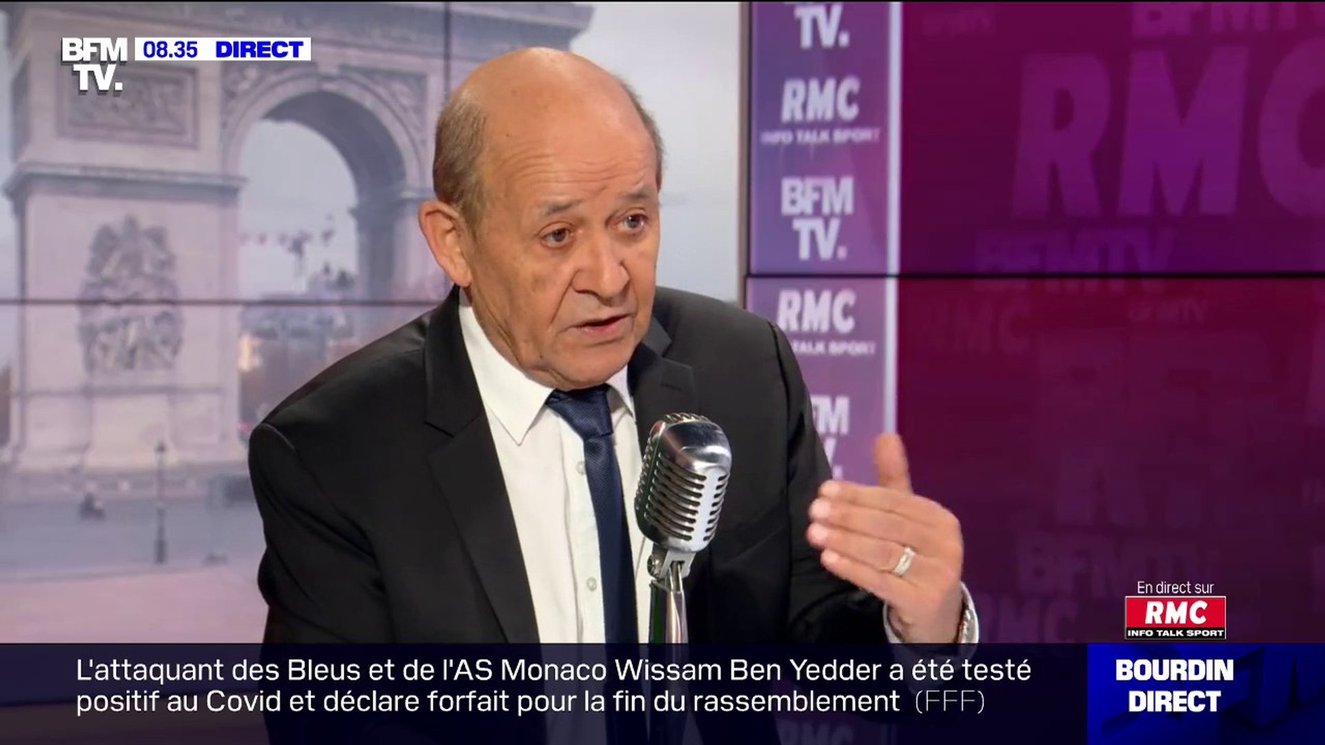 Jean-Yves Le Drian: "Toutes les frontières en dehors de l'Europe sont  fermées, on ne peut pas venir en France, sauf pour rentrer chez soi" -  Vidéo Dailymotion