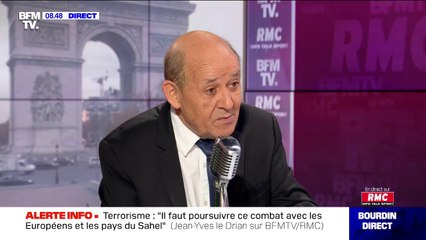 Jean-Yves Le Drian sur le terrorisme en France: "Récemment, c'est un autre symbole de la République qui est attaqué: l'école"
