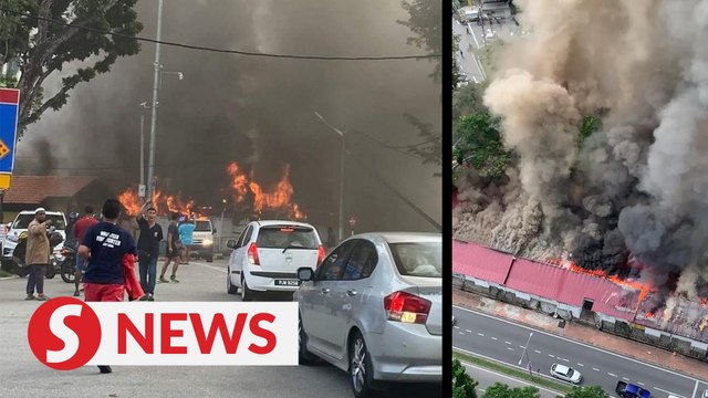 Fire destroys popular Tanjung Bungah food court in Penang