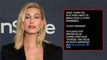 Hailey Baldwin Gives Clarification About Her Pregnancy Rumours