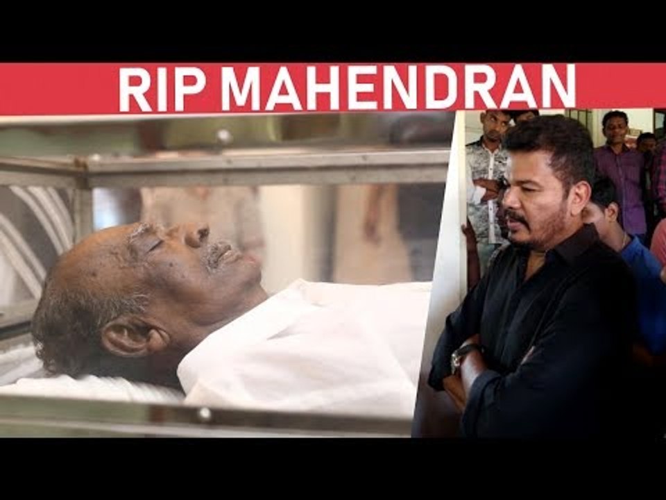 Shankar Shares Huge Secret on Mahendran | 2.0  | RIP Mahendran