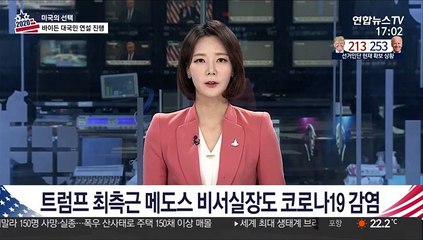 트럼프 최측근 메도스 비서실장도 코로나19 감염