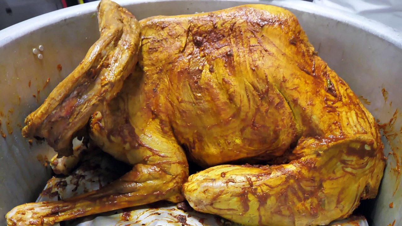 Dubai Food - RARE Camel Platter - WHOLE Camel w_ Rice + Eggs - Traditional Emirati Cuisine in UAE!