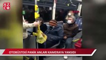 Belediye otobüsünde 'koronavirüs' paniği