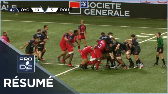 PRO D2 - Résumé Oyonnax Rugby-Rouen Normandie Rugby: 22-15 - J9 - Saison 2020/2021