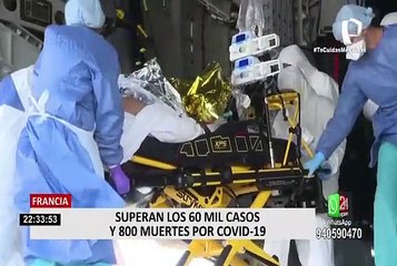 Francia registró más de 60 mil nuevos casos de COVID-19 en tan solo 24 horas