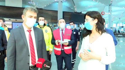 İstanbul Havalimanı’nda korona virüs denetimi