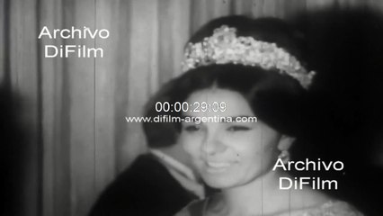 Reza Pahlevi - Farah Diba visit Argentina - Bariloche 1965