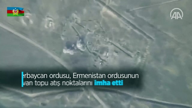 Azerbaycan ordusu, Ermenistan ordusunun havan topu atış noktalarını imha etti