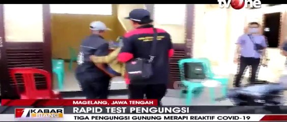Rapid Test Pengungsi, Sejumlah Warga Reaktif Corona