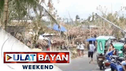 Kabahayan at linya ng kuryente sa Albay, lubos na apekatado sa nagdaang bagyo
