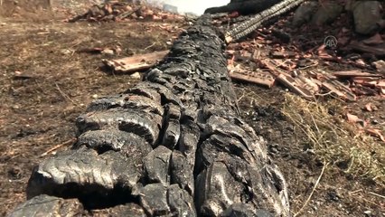 Köydeki 10 ev ve camiye sıçrayan yangın söndürüldü - KASTAMONU