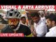 LIVE: Arya arrives in Cycle to Vote for Nadigar Sangam | Vishal