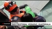 Guatemala army rescues flood victims after Hurricane Eta