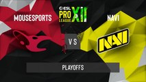 CSGO - Natus Vincere vs. mousesports [Dust2] Map 2 - ESL Pro League Season 12 - Playoffs - EU