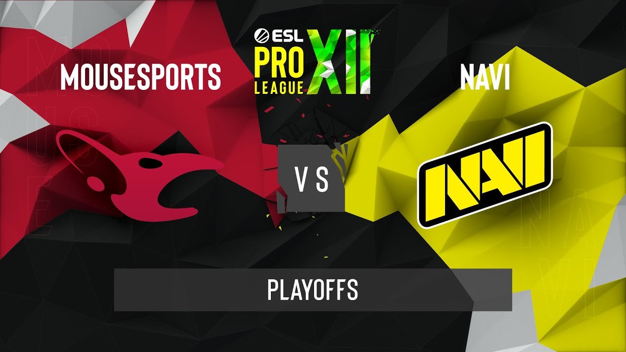 CSGO - Natus Vincere vs. mousesports [Dust2] Map 2 - ESL Pro League Season 12 - Playoffs - EU