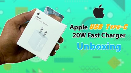 Apple USB Type-C 20W Fast Charger Unboxing