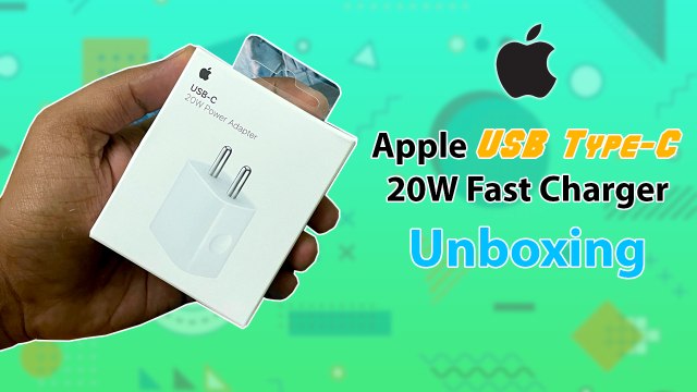 Apple USB Type-C 20W Fast Charger Unboxing