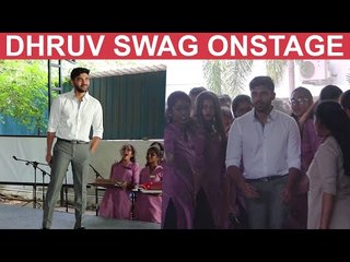 GIRLS GO CRAZY : Dhruv On stage Performance for first time | Adhitya Varma