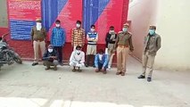 जुआ खेल रहे 7 जुआरियों को पुलिस ने किया गिरफ्तार