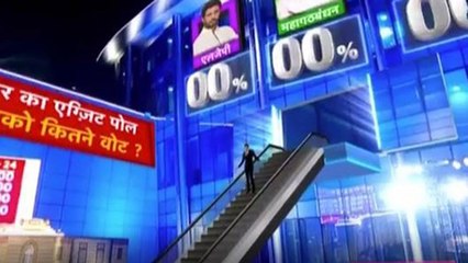 Saeed ansari enter in studio through virtual escalator