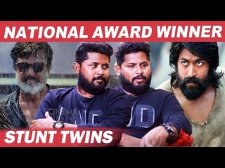 அடிச்சா இப்படி அடிக்கணும்னு சொன்னார் யாஷ்... "- KGF Stunt Masters Anbariv | Kaala