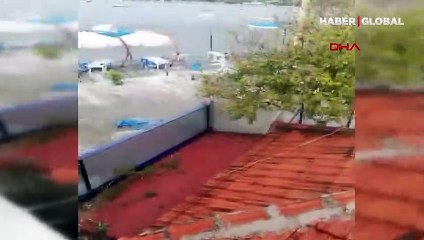 İzmir'deki tsunaminin yeni görüntüleri ortaya çıktı