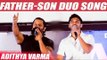 WOW: Vikram & Dhruv LIVE  singing on stage |  Adithya Varma Trailer