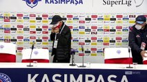 Kasımpaşa - Fraport TAV Antalyaspor maçının ardından - İSTANBUL