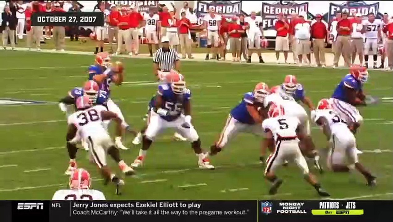 David Pollack  excited  Florida vs Georgia Week 10, Georgia Bulldogs 5 turnovers over last 2 game